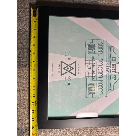 Sam & Audrey Tim McGraw Faith Hill  Oct 4 2016 Ryman Auditorium Concert Poster - Picture 6 of 7